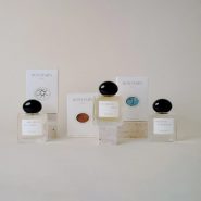 Trois parfums Bontemps Paris sur fond neutre