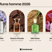 Sélection de quatre parfums homme pour 2026